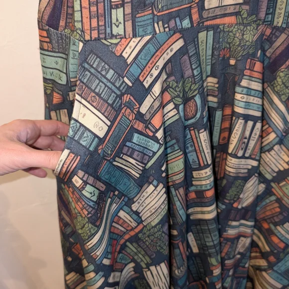 Svaha Botanical Library Twirl Dress Size Large EUC - Picture 4 of 7